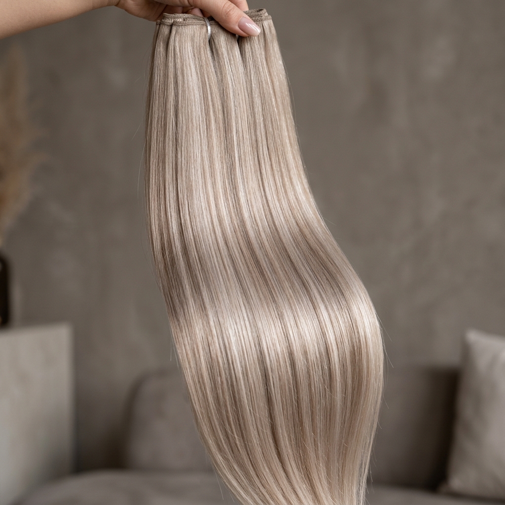 Luxurious Ash Blonde hair extensions
