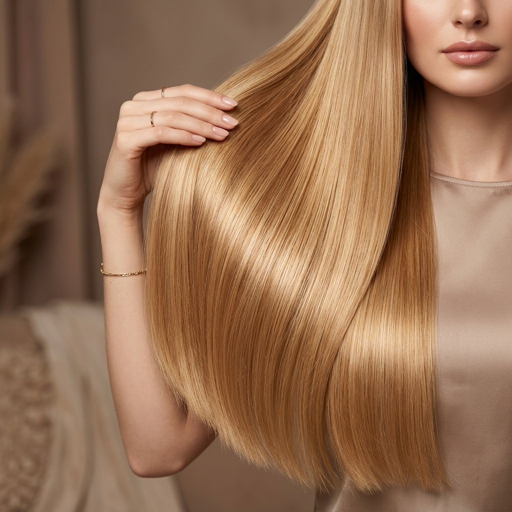 Luxurious Honey Blonde hair extensions